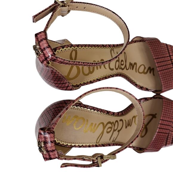 Sam Edelman Womens 8 Yaro Ankle Strap Sandal in Cameo Pink NEW - Picture 8 of 12